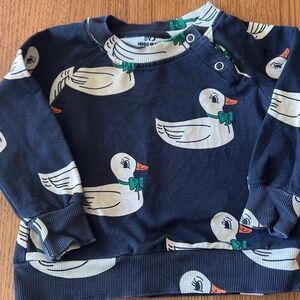 Hugo Love Tiki/ Banana Valentine black Duck Print Kids Sweatshirt